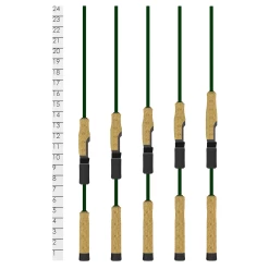 St. Croix Eyecon 6'3" Medium Extra Fast Spinning Rod EYS63MXF - Black/Cork -St. Croix Eyecon Spinning rod handle chart 10646.1677880596