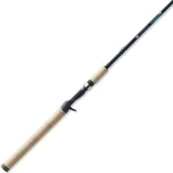 St. Croix Premier 6'6" Medium Heavy Fast Casting Rod PC66MHF - Black/Cork/Multi