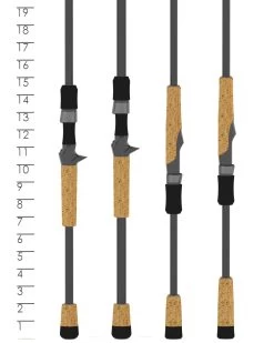 St. Croix Victory Bass Casting Rods - (VTC71MHF) - Black/Multi -St. Croix st croix victory fishing rod handle charts a 43249.1666727578